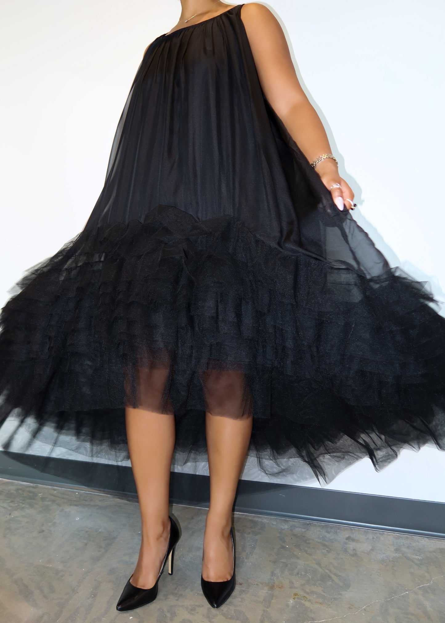 Amelia Ruffle Tulle Dress