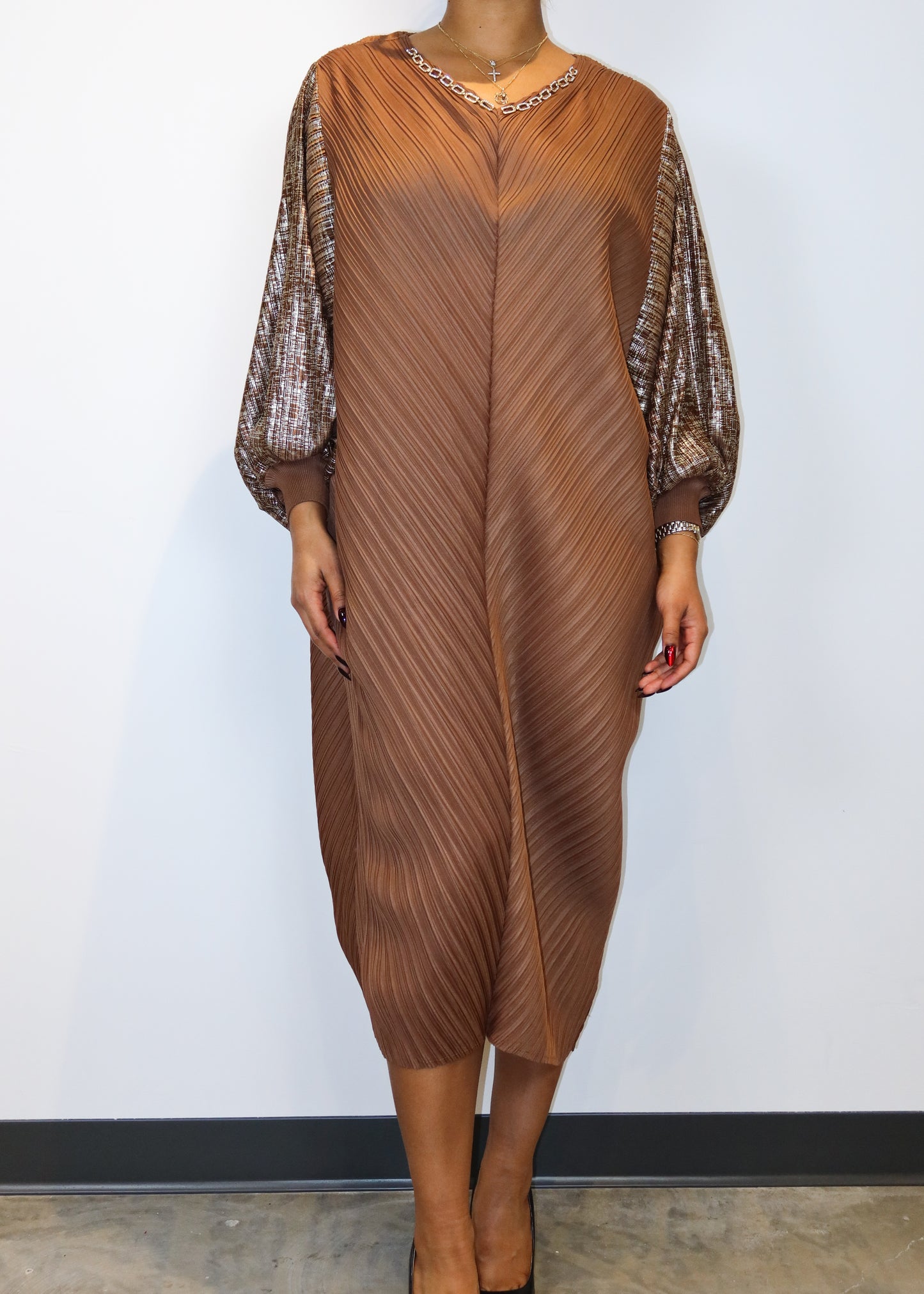 Fiona Bronze Dress