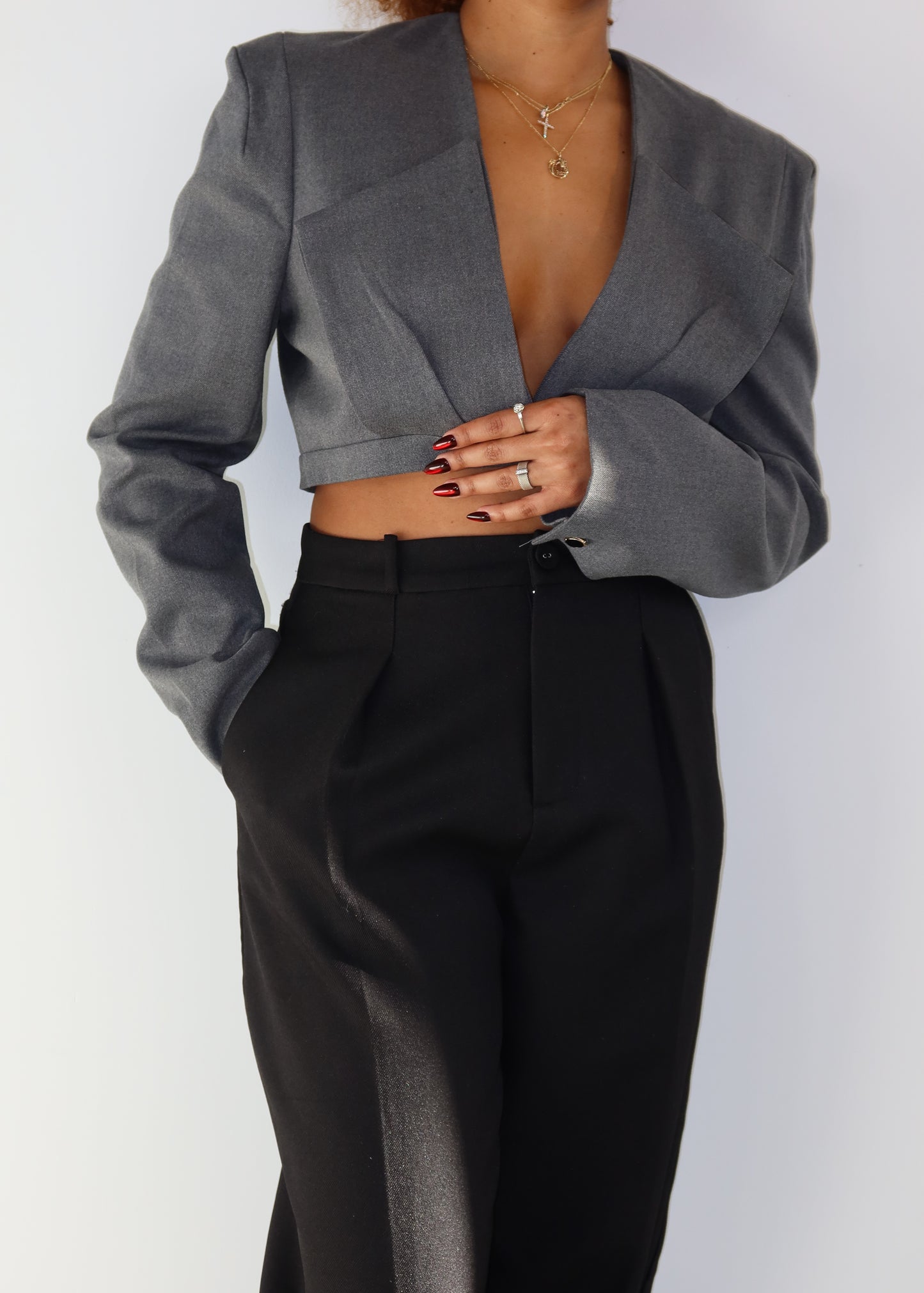 London Cropped Blazer